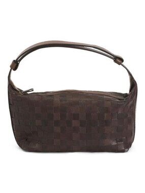 FALOR Made In Italy Leather Woven Mini Hobo